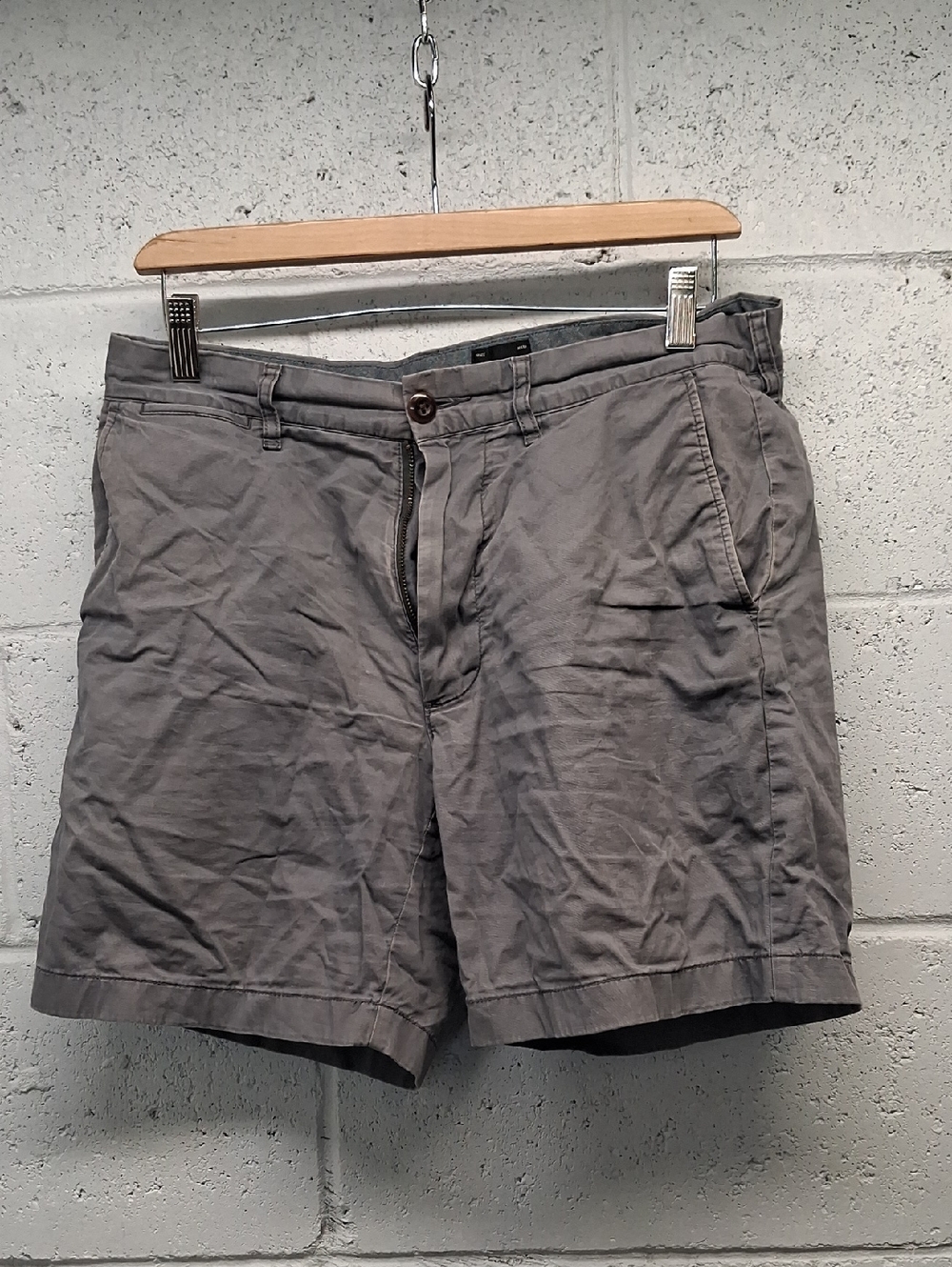 Mens J. Crew Classic Gray Cotton Shorts Sz. 30